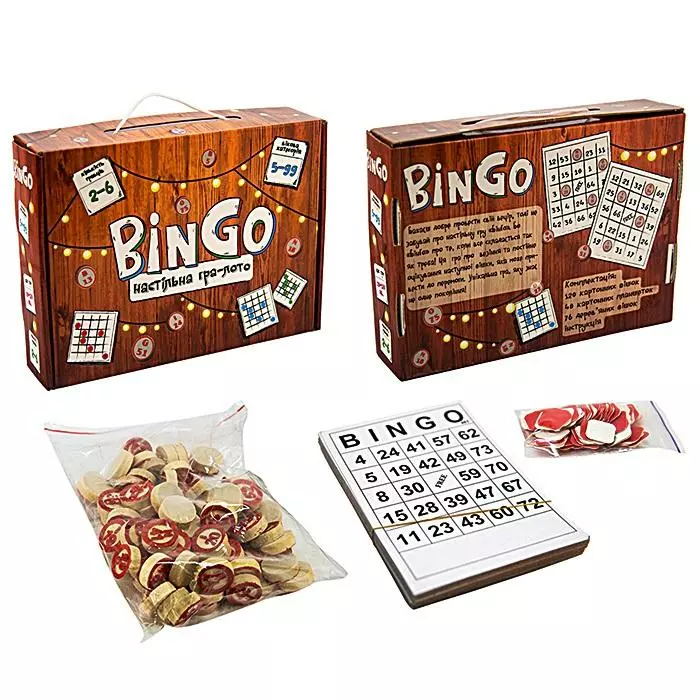 Настільна гра "Лото BinGo" "ЯУ" 30757 оптом